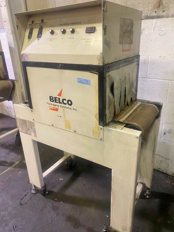 BL8897 BELCO ST 1808 HEAT SHRINK TUNNEL McKean Machinery Sales, Inc