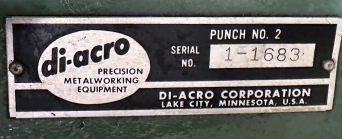 DI-ACRO NO.2 HAND PUNCH - BV3239 11