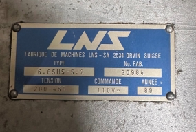 LNS BAR FEED HYDRAULIC UNIT - BV3774 11